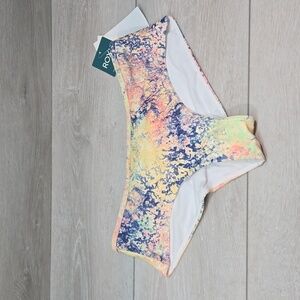 NWT Roxy Active Shorty Cheeky Swim Bottom sz M